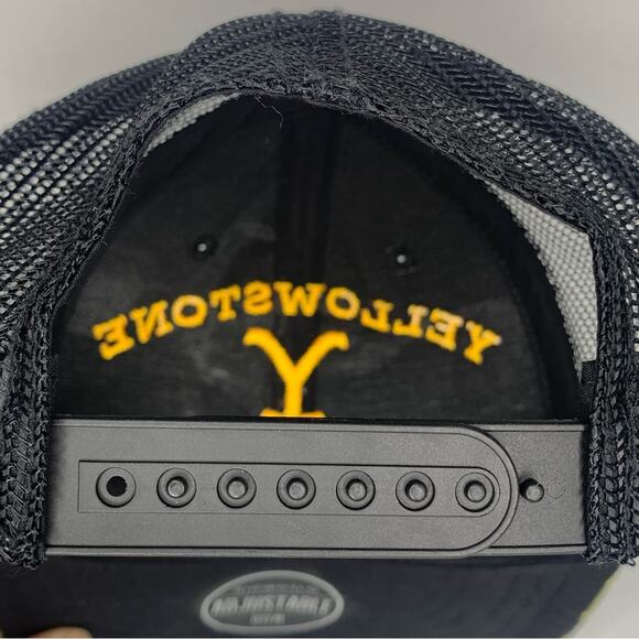 Yellowstone Dutton Ranch Trucker Adjustable Snapback Mesh-Back  Camo Hat - Picture 10 of 12